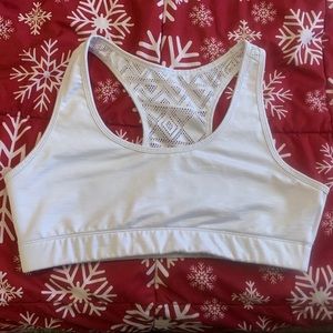 Zyia White Bomber Bra